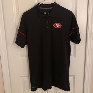 Nike 49ers polo - Black - Medium